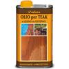 Veleca OLIO per TEAK Trasparente - ml. 500 - OLIO PER LEGNO ESOTICO