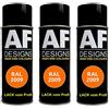 Alex Flittner Designs - Vernice spray per auto, 3 pezzi, RAL 2009, colore: arancione lucido