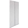 IRS Zanzariera magnetica bianca 140x240cm in 2 unità da 70x240cm (include rotolo adesivo e strumento di installazione)