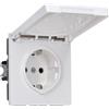 Jung Presa con coperchio a scatto bianco LS1520KIKLWW