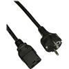 Akyga AK-UP-01 - Cavo di Alimentazione Server a 3 Poli, IEC C19/EU (CEE 7/7), 250 V/50 Hz, 1,8 m