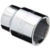 Beta 928A 35 - Chiavi a bussola con attacco quadro femmina 3/4 bocca esagonale, cromate