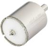 wolfcraft Sega a tazza diamantata Ceramic con punta di centraggio e codolo I 5928000 I Per l'installazione di sanitari e di materiale elettrico su piastrelle e piastrelle smaltate; profondità di taglio 45 mm