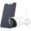 Reolink Argus Series B320 Cámara Vigilancia WiFi IP Exterior con Panel Solar FullHD Visión Nocturna