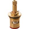 HATOOLHA Valvola Cartuccia in Ceramica per Rubinetto, G1/2 Sostituzione Cartucce a Disco in Ceramica in Ottone per Acqua Calda e Fredda (G1- H54mm)