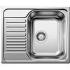 BLANCO Tipo 45 S Mini 516524 Miscelatore per cucina, in acciaio inox con finitura naturale, 1 pezzo