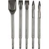 Makita E-13188 - Set di 5 scalpelli a martello, SDS-Plus