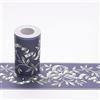 Dostear Bordi Greche Pannelli Adesivi Bordo Adesivo per Pareti Striscia Adesiva Muro Decorativa Greca Adesiva per Parete pianta blu 10 X 1000CM