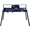 T-Mech Tagliapiastrelle Professionale Elettrico Taglia Piastrelle Raffreddato ad Acqua Girevole ad Angolo 45° per Lato con 2 lame Diamantate Motore Induzione 800W 720mm