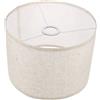 DECOMELODY Paralume Facile da Installare in Lino Smontabile Diffusore Decorativo per Lampada da Parete e Lampadario per Casa