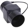 Meiliyizu Ventola aspirante per condotto, potente ventilatore in linea, 12 V, 6 W, 50 mm, per interni, per officina, cantina, tenda