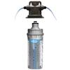 Euroacque filtro sottolavello per affinaggio acqua potabile mod. RIVER/ARGENTO/S