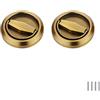 SYDARSYN 2 pezzi maniglie per porta scorrevole da incasso tonda maniglia per porta dell'armadio manopole per cassetti anello in acciaio inossidabile Tirare per cassetti armadietto 38mm