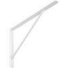 SOTECH Staffa per ripiani (600 x 375 x 40 mm, bianco, verniciato a polvere) Staffa robusta con puntello trasversale per la stabilizzazione