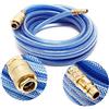 Wiltec Tubo PVC aria compressa 5m per compressore attacco a innesto rapido