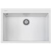 PLADOS Lavello in quarzo da cucina incasso Plados vasca singola 76cm - Bianco Opale