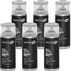 SIMPLETEK - 6x Bombolette Spray Vernice per Ferro Grigio chiaro V400MIC.2 Metallo Ringhiere Cancello Garage 400 ml Universale (Kit da 6 pezzi)