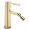 Rea - Rubinetto Bidet Lungo Gold Miscelatore Monocomando In Ottone Per Wc Wc Bagno (Oro) 14 X 5 X 17 cm
