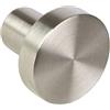 SOTECH 5 pezzi Pomelli per mobili EK03 Ø 20 mm Acciaio Inossidabile spazzolata Pomello per mobili