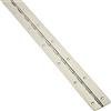 SOTECH Cerniera 1000 x 40 x 1,0 mm in acciaio inox lucido Cerniera per pianoforte Cerniera per porta