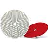 NEFLUM 2 Pz 7 Diamantato Lucidatura Pad 180mm Diamante Mola Per Granito Pietra Di Marmo Uso Bagnato Disco Lucidatura Bianco,Grana 400