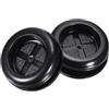 QUARKZMAN Guarnizione in Gomma Rotonda a Doppia Faccia Diametro Montaggio 16mm ID 14mm per Protezione Cavi 8pz