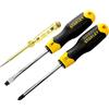 STANLEY 0-65-012 Cacciaviti Cushion Grip + Cercafase, Std - Ph - Cercafase, Set di 2 pz
