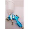 ASTURO AEROGRAFO SUPERIORE ECOE/S HVLP - Verniciatura Plastica, Carrozzeria, Legno - Vernici Liquide, Acqua, Tinte Pastello - Alluminio, Blu, Handheld