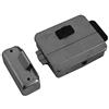 YALE Corni Serratura elettrica da applicare per cancelletti NF5013/1Z zincata, cilindro fisso, reversibile, Mulipla solo pulsante