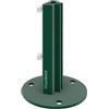 ITALFENCE Supporto per palo a T 30x30mm da tassellare, plastificato verde [5 pezzi]