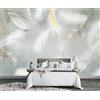MIWEI Wallpaper Carta Da Parati Soggiorno Piume Acquerellate Disegnate A Mano Moderna Fotomurali 3D Carta Da Parati Camera Da Letto Moda Cameretta Pittura Murale -D036-250cmX175cm
