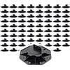 XPOtool Set 80 supporti per pavimenti galleggianti, Altezza regolabile 18-25mm Max 2700 kg, Piedini per Decking