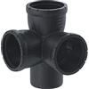Geberit Silent-Pro - Rinvio angolare, DN 90-90-90-87,5°