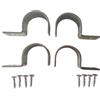 ALCE Kit 4 Staffe Omega X Fissaggio Tutori Ø 3,5 cm ZB