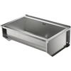 KUNe Solidum 90 Plus, lavello profondo e grande, in acciaio inox, 98,2 x 62 x 33 cm
