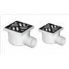 SIP CHIUSINO SIFONATO CON GRIGLIA IN ACCIAIO INOX 10,5X10,5 SCARICO LATERALE