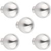 SOTECH 5 pezzi Pomelli per mobili CARLISLE Ø 25 mm altezza 28 mm Acciaio inossidabile spazzolato Maniglia da cucina