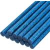 QUARKZMAN Mini Stick Colla a Caldo per Pistola Colla a Caldo 7mm x 100mm Blu Brillante Glitterato 12pz