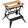 BLACK+DECKER Workmate 825 Deluxe Banco da Lavoro a Doppia Altezza, WM825-XJ