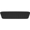 JOHO Soffione doccia a pioggia in acciaio inox 304, Docce Fisse con ugelli anticalcare ad alta pressione, rettangolare 35 x 25 cm, nero