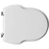 Taco Copriwater compatibile per WC Vitruvit vaso Old Time forma 10 Bianco