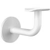 Sellon24® Supporto per corrimano in acciaio inox RAL 42,4 bianco antracite ringhiera (S111.042 bianco)