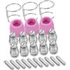 HOMSFOU Kit Accessori per Macchina da Taglio Plasma Coperture Protettive e Supporti 26 Pezzi Elettrodi, Ugelli in Acciaio e Plastica Taglio Preciso senza Sbavature