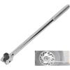 HERCHR Snodate per Bussole, 15 Pollici Chiave a Bussola Manico Articolato Premium Breaker Bar 1/2-inch Drive Robusto con Testa Girevole a 180 Gradi Extension per Ruote Auto