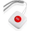 Chavisenty Tuya ZigBee Pulsante SOS Allarme Allarme Telecomando Allarme Pulsante antipanico di emergenza Allarme Pulsante antipanico di emergenza impermeabile Interruttore di emergenza Telecomando