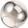 Valiclud Paralume in Vetro a Globo Per Lampada a Sospensione Decorativo Sostitutivo Diametro 5.12In Paralume in Bicchiere Grigio Per Lampadario Moderno Adatto Per Soggiorno Studio Bar