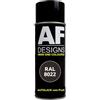 Alex Flittner Designs RAL8022 - Bomboletta spray opaca, colore: Nero/Marrone