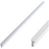 SZLXJMFL Maniglie Armadio Moderno Distanza tra i Fori:320mm,2 pezzi Maniglie da Cucina Bianco, Alluminio Solida | Finitura Anodizzato Maniglia ad T Lunghezza:105-1200mm Maniglie per Mobile 320mm/12.5in