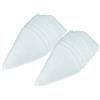 vhbw 20x filtro a cono per impianto di ventilazione ad es. compatibile con Helios, Maico, Pluggit, Zehnder - Filtro di scarico G4, DN 100 bianco