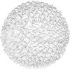 HOLIDYOYO Paralume a Sfera in Filo di Alluminio G4, Foro 12mm | Lampadari Sospesi, Diffusione della Luce, Stile Elegante e Raffinato, Adatto a Interni Domestici